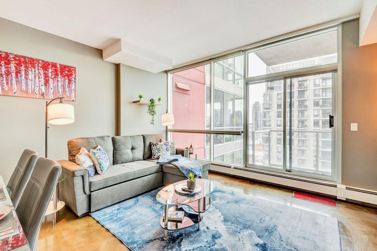Modern 2Br Condo - King Bed - Downtown City Views Calgary Zewnętrze zdjęcie